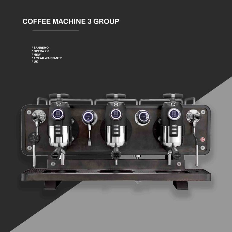 COFFEE MACHINE 3 GROUP design