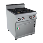 OFFCAR 4 BURNERS GAS RANGE ON GAS OVEN ITALY