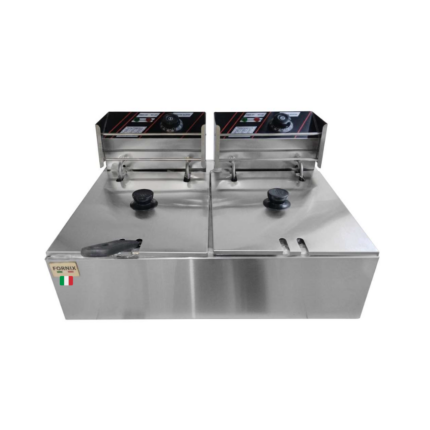 ELECTRIC COUNTERTOP 2 TANK FRYER 6L+6L