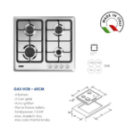 BUILT IN GAS HOB 60 ITALY (2)