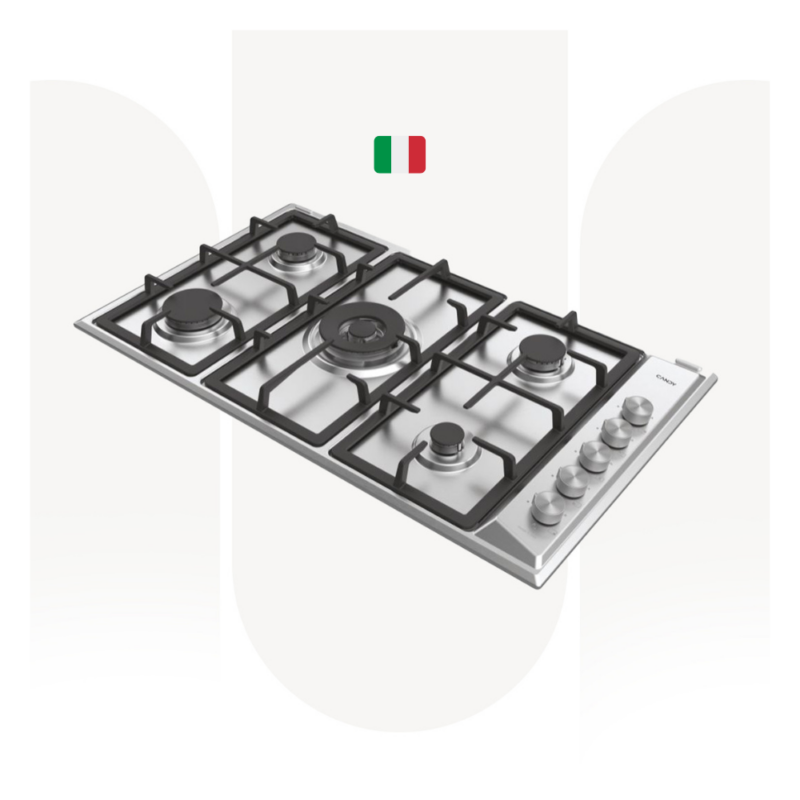 SS BUILT IN GAS ON METAL HOB 90 Italy