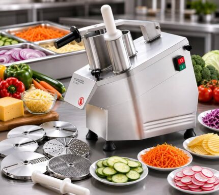 Vegetable Cutter with 5 Cutting Blades (2)